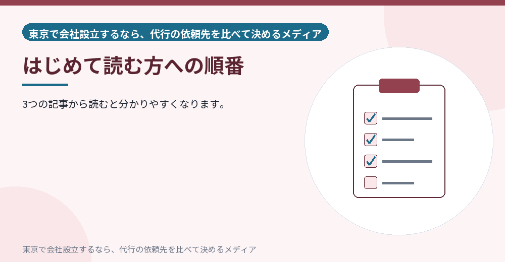 読む順番を示すイラスト