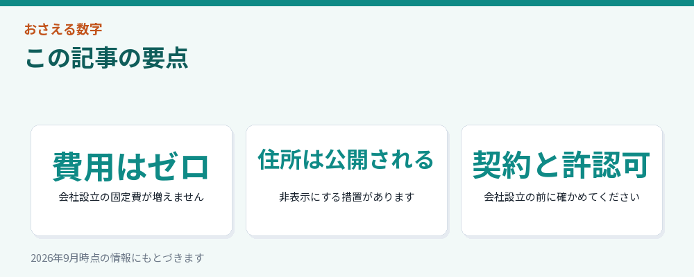 記事の要点を3つにまとめた図解