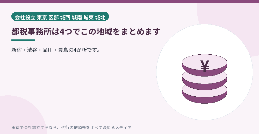 都税事務所の分かれ方を示すイラスト
