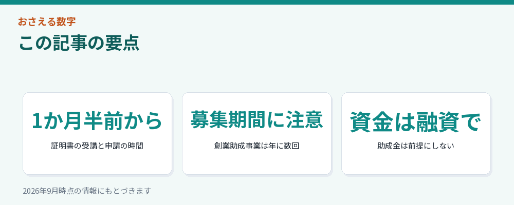 記事の要点を3つにまとめた図解