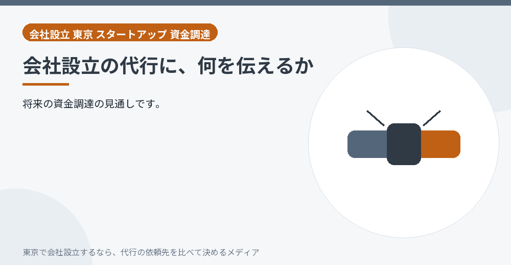 代行に伝えることを示すイラスト