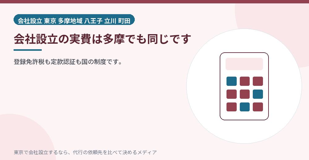 実費が同じことを示すイラスト