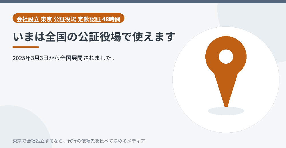 全国展開されたことを示すイラスト